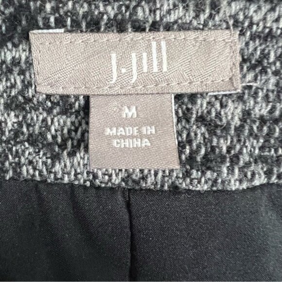 J.Jill  Wool Blend Tweed Blazer Size M - Picture 5 of 7